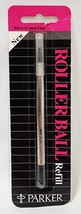 Parker BLACK .5MM FINE 30213 Rollerball Refill Pen Write Wet-Ink Smooth ... - $13.99