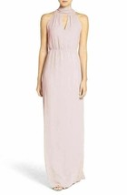 Ceremony By Joanna August &#39;riggs&#39; Halter V-Neck Chiffon Gown Sz Xl - £81.68 GBP