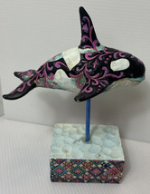 JIM SHORE “Majestic Flight”  Whale figurine. 2005 Enesco Heartwood Creek 8.5” H - $18.69