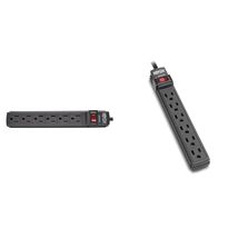 Tripp Lite 6 Outlet Home &amp; Office Waber Power Strip, 4ft Cord with 5-15P Plug (P - £18.18 GBP+