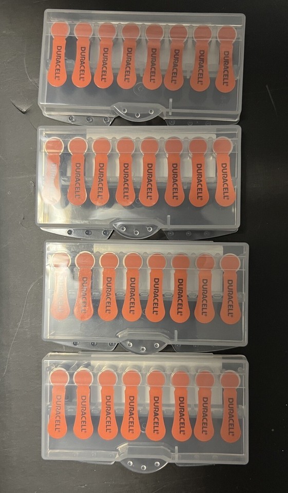 32 new Duracell Activair Mercury Free Hearing Aid Batteries Size 13 Exp ... - $18.78