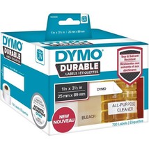 DYMO LW Durable Industrial Labels for LabelWriter, White Poly, 1 x 3.5&quot; - £87.47 GBP
