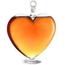 1000ml Heart Decanter for Wine or Cocktails - £33.03 GBP