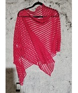 Veta Fashion NensiI Pink Pure Linen Poncho Cape One Size Made in Estonia... - £37.13 GBP