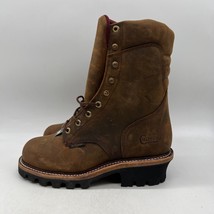 Chippewa Super DNA 59405 Mens Brown Leather Lace Up Ankle Work Boots Size 9 E - £120.56 GBP