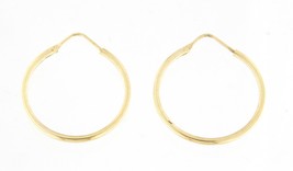 1.6mm Women&#39;s Earrings 14kt Yellow Gold 307961 - £109.48 GBP