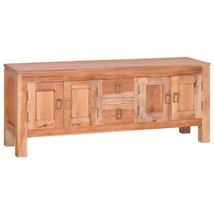 TV Cabinet 110x30x45 cm Solid Mahogany Wood - £69.34 GBP