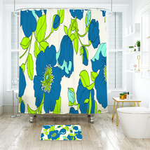 Kate Spade 28 Shower Curtain Bath Mat Bathroom Waterproof Decorative - £18.37 GBP+