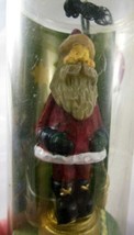 Whimsical Christmas Santa Body Bobble Bottle topper wine stopper New wit... - $9.89