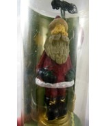 Whimsical Christmas Santa Body Bobble Bottle topper wine stopper New wit... - $13.56 CAD