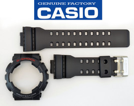  Casio GA-110 Genuine Watch Band &amp; Bezel Rubber Strap  Black G-Shock GA-110-1A - £45.26 GBP