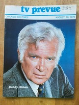 Chicago Sun-Times TV Prevue | BUDDY EBSEN - BARNABY JONES | August 20, 1978 - £13.13 GBP