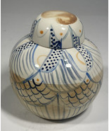 Ginger Pot porcelain color Hand Painted Jar,  Vase With Lid - £30.58 GBP