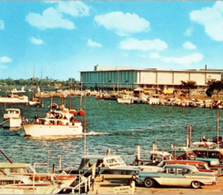 1962 Vintage Burnham Park Yacht Harbor Chicago IL Unposted Panorama Postcard - £15.67 GBP