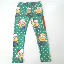 Kids Girl Christmas Minions Pajamas Pants (S) Plus Minion Christmas Cap - NEW - £6.38 GBP