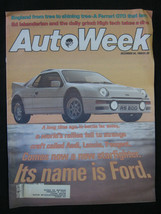 AUTOWEEK Magazine  December 24, 1984 Audi Lancia Peugeot FORD Ferrari GTO - £9.92 GBP