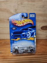 Hot Wheels 2001 First Editions Jet Threat 3.0 Car Silver Diecast 1/64 Scale #034 - £4.11 GBP