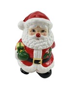 Vintage Santa Claus Ceramic Cookie Jar Christmas Holiday Montgomery Ward  - $571.38 MXN