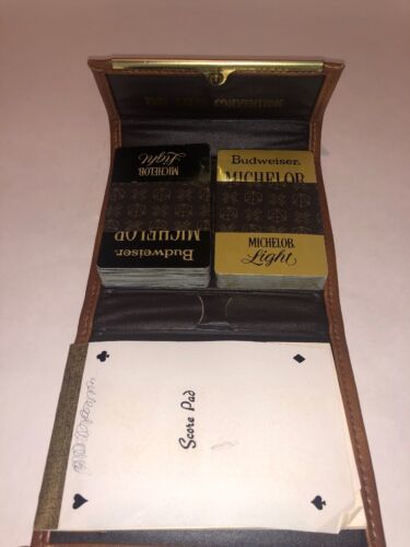 Anheuser Busch Memorabilia 1981 Sales Covention Card Set & Score Pad - £20.89 GBP