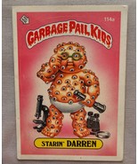 Garbage Pail Kids 1986  114a Starin&#39; Darren Die-Cut Error Without Copyright - $18.70