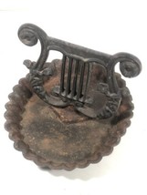 Antique Harp Shaped Victorian Style Cast Iron Boot Scraper Snow Remover Made USA - £96.89 GBP