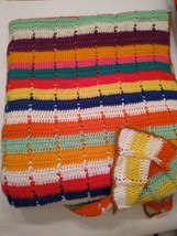 Afghan Throw Blanket Approx. 58 X 78 - £74.46 GBP