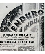 1933 Republic Steel Enduro Stainless Advertisement Ohio Industrial F18B1 - $468.75 MXN