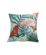 home decorative flamingo pattern imitation linen sofa back cushion bed p... - £10.94 GBP