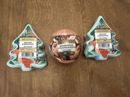 3x Beloved Bath Bomb 2 Balsam Bergamot 4.6oz &amp; 1 Brown Sugar Toasted Almond 5oz - $15.35