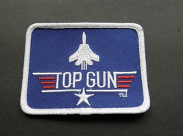 TOP GUN US USN NAVY FIGHTER SCHOOL EMBROIDERED PATCH 3.5 INCHES TOM CRUISE - £4.28 GBP