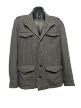 Next Men’s Virgin Wool Grey Jacket Coat Size UK M - $28.33