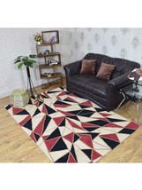 Glitzy Rugs UBSK03075T0000A17 9 x 12 ft. Hand Tufted Wool Contemporary Rectangle - £349.91 GBP