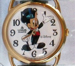 Brand-New! Disney Lorus Hollywood Mickey Mouse Watch! In Case Marked Lorus! Stun - $120.33