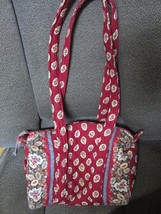 &quot;&quot;Vera Bradley - Small Duffle Bag Style - Purse&quot;&quot; - Dark Red - £6.97 GBP