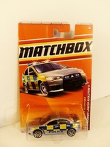 Matchbox 2011 #57 Silver Mitsubishi Lancer Evolution X Police Car Mint O... - £9.58 GBP