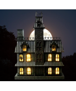 Halloween Haunted House Mansion Changing LED Lights Windows Creepy Sound... - $1,035.74 MXN