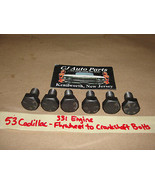 OEM 53 Cadillac 331 Engine FLYWHEEL TO CRANKSHAFT MOUNTING BOLTS ~ SET OF 6 - $67.82 CAD