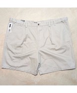 NWT St. Johns Bay Classic Khaki Pleated Easy Care Comfort Fit Shorts - S... - $384.08 MXN