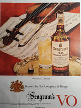 1950 Original Esquire Art Ads Seagram&#39;s VO Whisky Surrretwill Mens Suits - £8.62 GBP