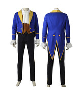 Beauty And The Beast Prince Adam Cosplay Costume Adult Men Halloween Suit - $88.50