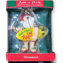 Surfing Santa Christmas Tree Ornament in Box, American Greetings, Just my Style - £17.44 GBP