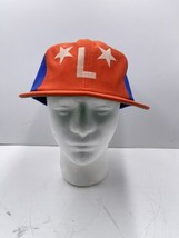 Vintage New Era Dupont Visor Pro Model Hat L Stars USA Made 70s 80s 90s - £15.76 GBP