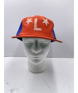 Vintage New Era Dupont Visor Pro Model Hat L Stars USA Made 70s 80s 90s - £14.98 GBP