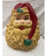 Vintage Artform 29&quot; Santa Claus plastic head blow mold Christmas Decoration - $3,779.04 MXN
