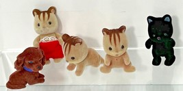 Calico Critters / Sylvanian Families Babies (Set of 5) Cats and Dogs - £20.38 GBP
