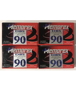 New Lot Of 4 Memorex DBS Normal Bias 90 Minute Blank Cassette Tapes - $8.95 CAD