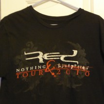 Artist Red Nothing And Everything Tour T Shirt 2010 Size Medium Band Rock Music - £14.86 GBP