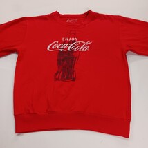 Coca-Cola Sweatshirt Men’s Size M Red Cotton Blend Crewneck Enjoy Coke Chest 42" image 13