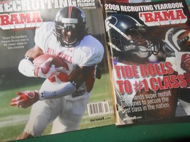 2 BAMA Recruiting Magazines (Alabama Crimson Tide) 2008-2009 - $4.54