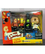 IRONIC PUNISHMENT Playset WOS Simpsons TREEHOUSE OF HORROR Donuthead Homer HUGO - $64.35